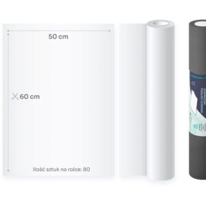 NOVELMED Unterlage 2x Seidenpapier 1x Folie 60cm x 50m schwarz